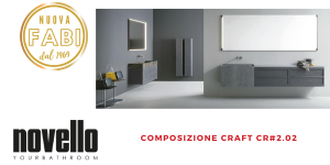 NOVELLO arredo bagno composizione CRAFT CR#2.02