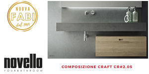 NOVELLO arredo bagno composizione CRAFT CR#2.05
