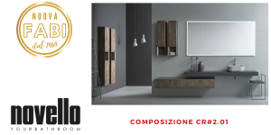 NOVELLO arredo bagno composizione CRAFT CR#2.01