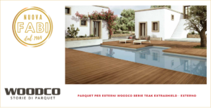 Parquet per Esterni Woodco serie TEAK Extrashield - Externo