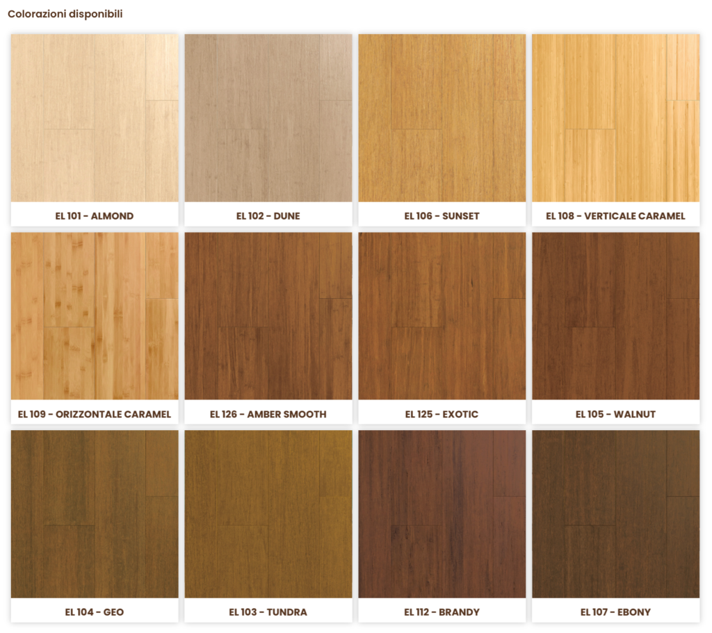 Parquet bamboo roma - Nuova Fabi srl Shop Parquet bamboo roma